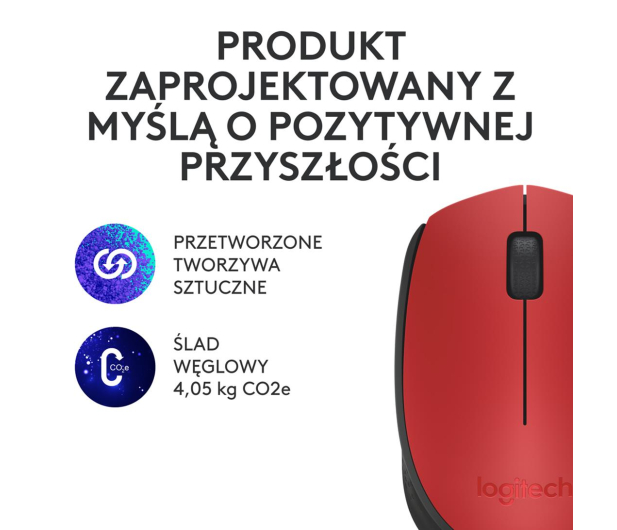 Logitech M171 czerwona - 285735 - zdjęcie 14